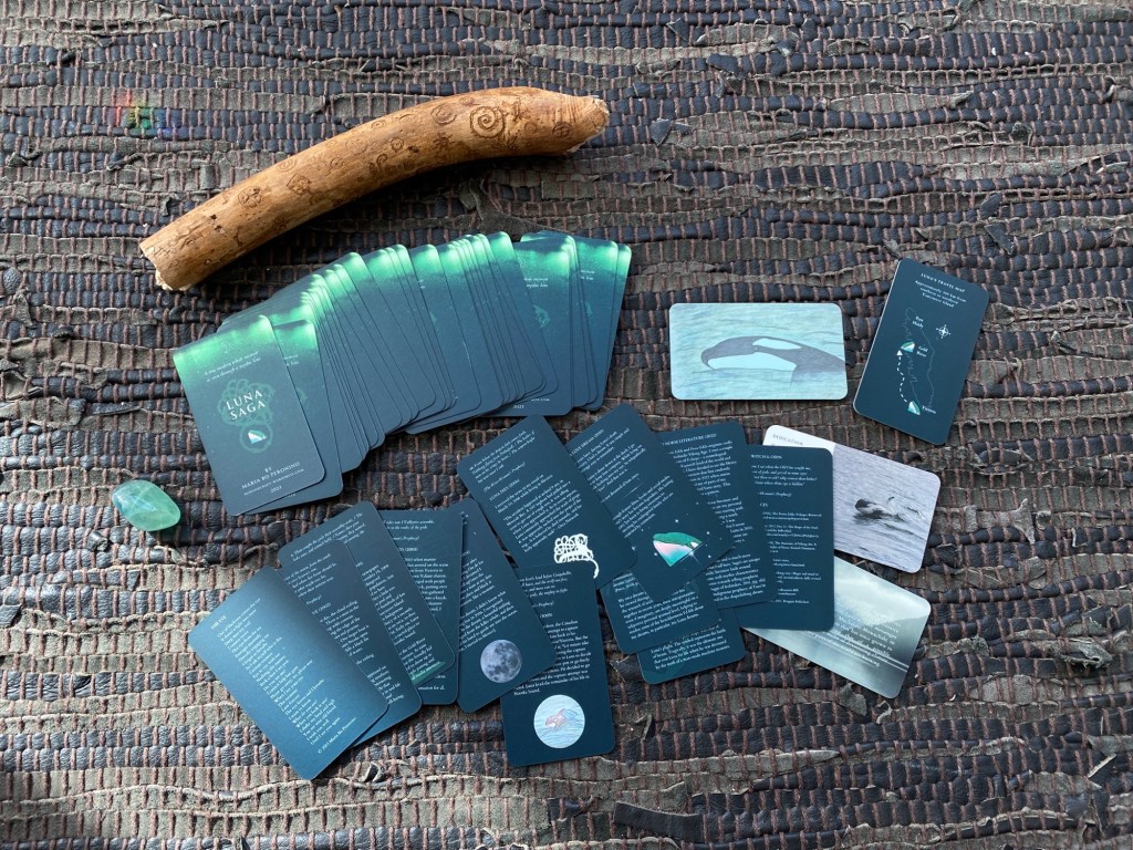 photo gallery of Luna Saga cards